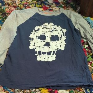 Crazy 8 Blue and Gray Cotton Shirt